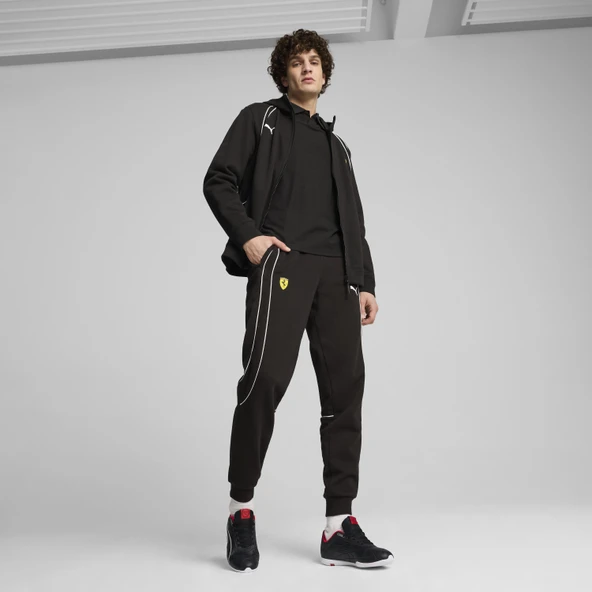 Puma 627046-01 Ferrari Race Hoodie Eşofman Üstü Erkek Kapüşonlu Ceket - 4