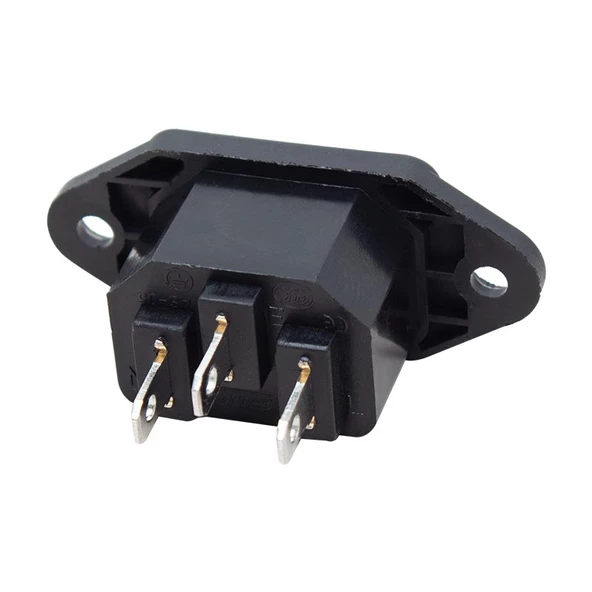 Ayt Bilgisayar Pc Elektirik Kablosu C7 Power Şase Soket Erkek Kulaklı IC-212 - 2