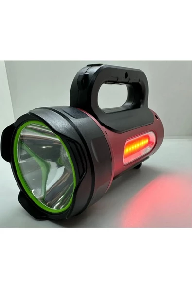 10w Uzun Menzilli Solar Panelli Powerbank Usb Çıkış S.o.s Lu Ultra Güçlü Ledli Şarjlı Feneri - 7