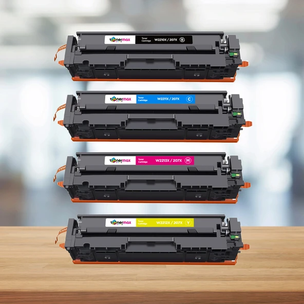 Hp 207X - W2210X /W2211X / W2212X / W2213X Muadil Toner Takım