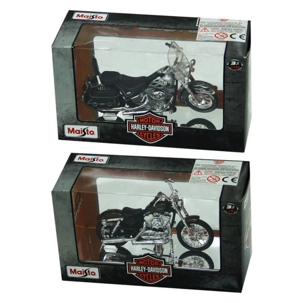 1:18 Harley-Davidson Motorsiklet - Resim 4
