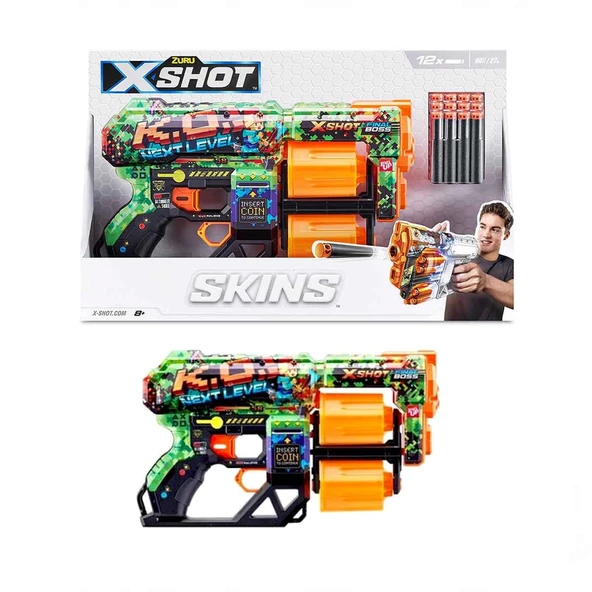 X-Shot Excel Skins Dread Blaster 12 Dartlı - 2
