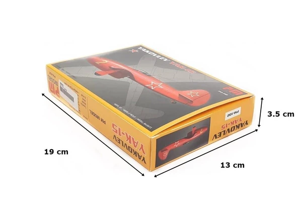 Yakovlev Yak-15 Pm Model Avcı Uçağı Demonte Plastik Maketi - 7