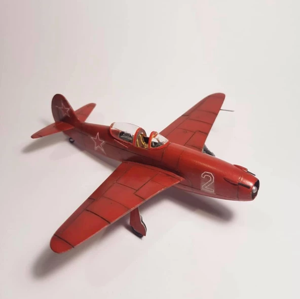 Yakovlev Yak-15 Pm Model Avcı Uçağı Demonte Plastik Maketi - 2