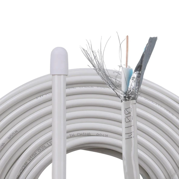 MAG PLATINUM RG6/U4 TRISHIELD 64 TEL ANTEN KABLOSU (100 METRE) - 5