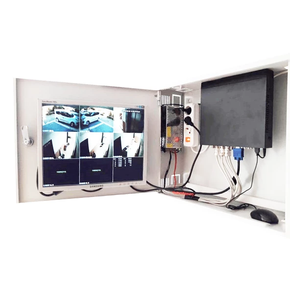 Ayt Novacom 45x35x10 Cm Dik Tip Gri Dvr Kabini Kamera Kayıt Cihazı Kutusu Box Duvar Tipi - 3