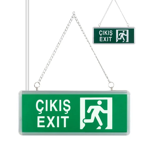 ZMR ZMR-670/Y.00 3W TEK YÖN ACİL ÇIKIŞ YÖNLENDİRME TABELASI - LAMBASI (38X30X36MM) - 4