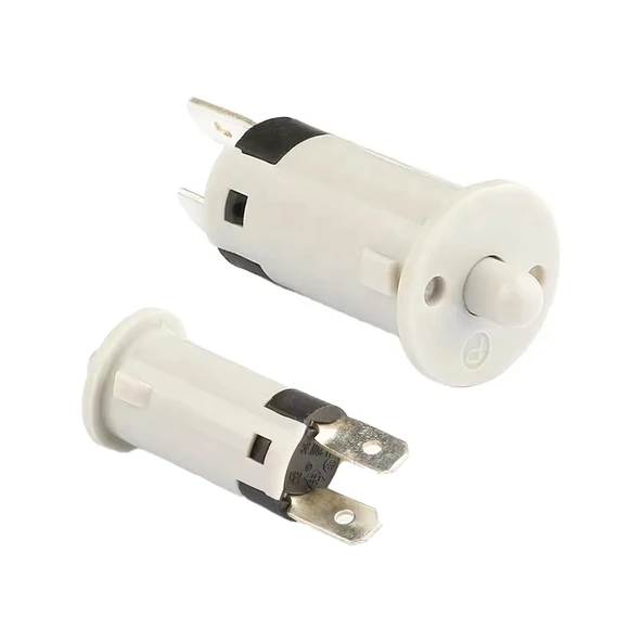 IC-187A Kapak Switch Ø12MM (Nc) Normalde Kapalı Kontak PBS-25B Beyaz