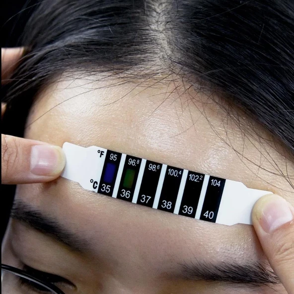 SUNUP SN-24936 YAPIŞKANLI ŞERİT BEBEK ALIN ATEŞ ÖLÇER - 5