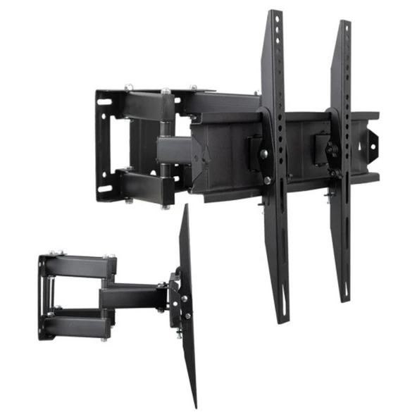 VONTECH VT-852 HC PRO 55-85 ÇİFT KOLLU KİLİTLİ HAREKETLİ TELEVİZYON DUVAR ASKI APARATI - Resim 2