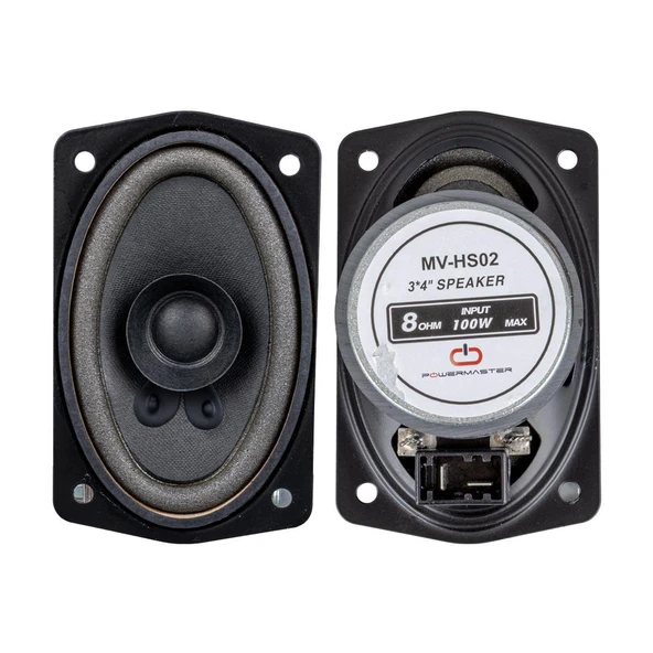 Magicvoice Mv-Hs02 7.5x10 Cm 8 Ohm 100 Watt Oval Dikdörtgen Tip Oto Hoparlörü Araç Ses Sistemi - 3