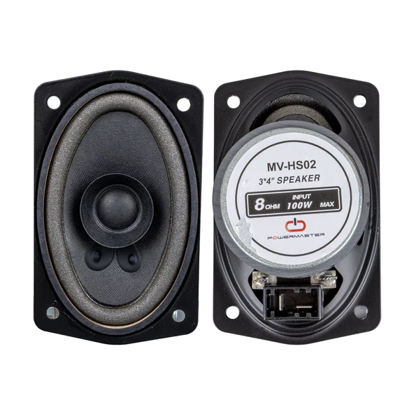 Magicvoice Mv-Hs02 7.5x10 Cm 8 Ohm 100 Watt Oval Dikdörtgen Tip Oto Hoparlörü Araç Ses Sistemi