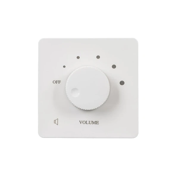 MAGICVOICE MV-608C 50 WATT DİMER TRAFOLU PRİZ TİP  VOLUME KONTROL CİHAZI [1 -3 GİRİŞ ] - 3