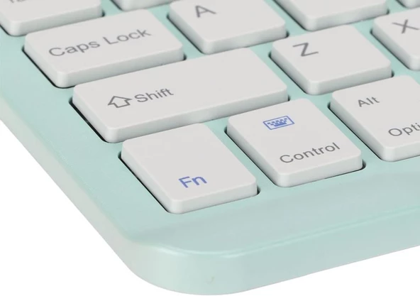 Hegitech Doogee T10E 10.1" Uyumlu Kablosuz Bluetooth Şarjlı Türkçe Q Klavye Mouse Seti - Yeşil - 2