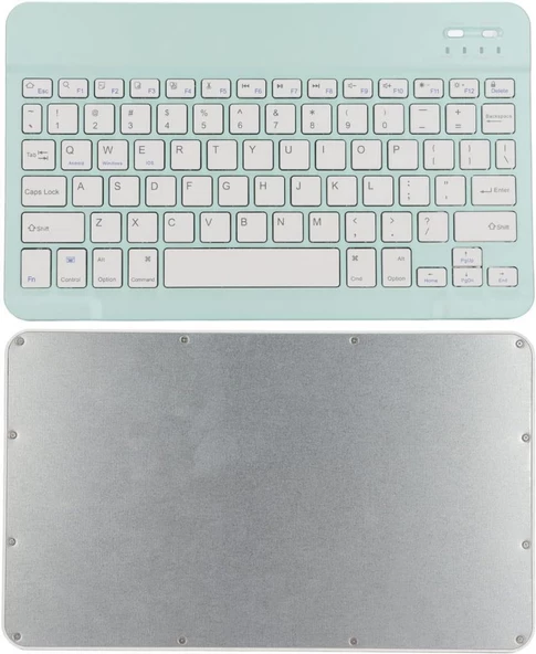 Reeder M7 GO 7" Uyumlu Kablosuz Bluetooth Şarjlı Türkçe Q Klavye Mouse Seti - Yeşil - Resim 8