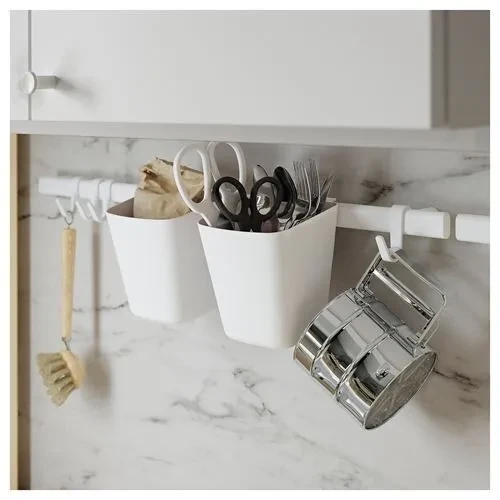 IKEA Sunnersta Kap Sepet Beyaz 12x11 cm - 3