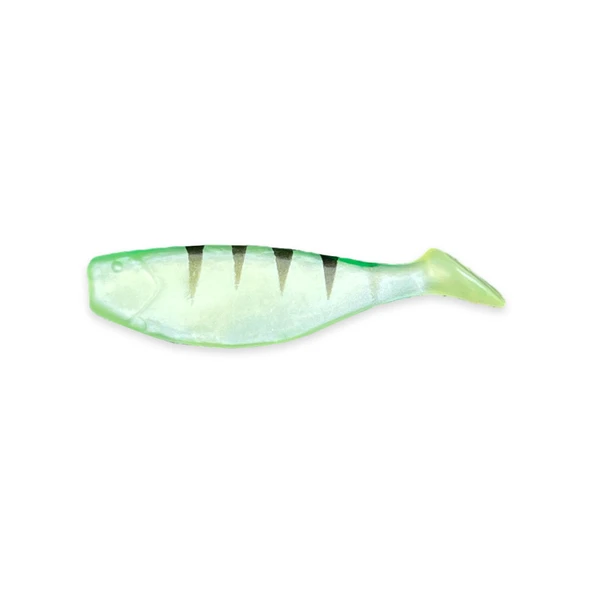 Silikon Sahte Balık Yem - Savex Bongo - 8cm - Yeşil Kaplan (17080-P010) - 2