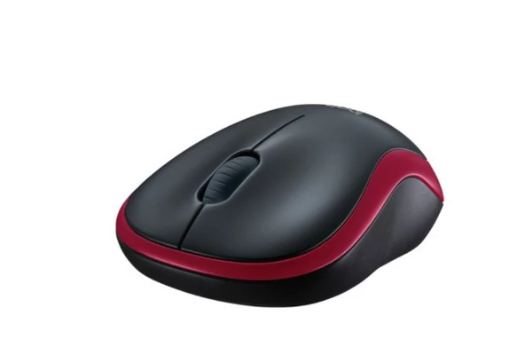 Logitech M185 910-002237 Kırmızı Optik Kablosuz Mouse - 3