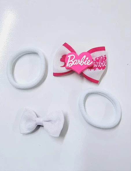 Barbie Çocuk Toka Set 4lü - 4