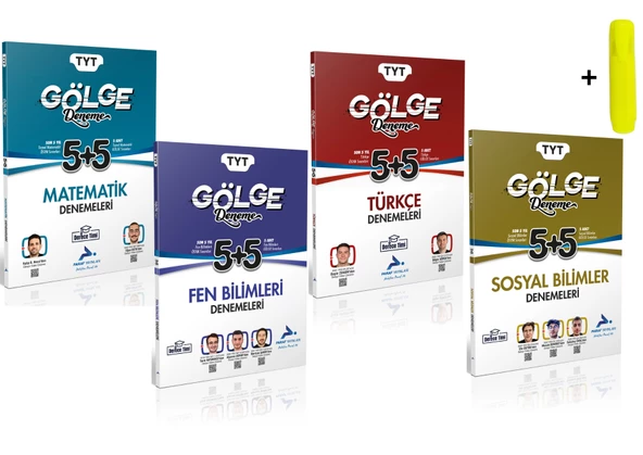 Paraf Yayınları TYT Matematik Fen Türkçe Sosyal Gölge Deneme Seti