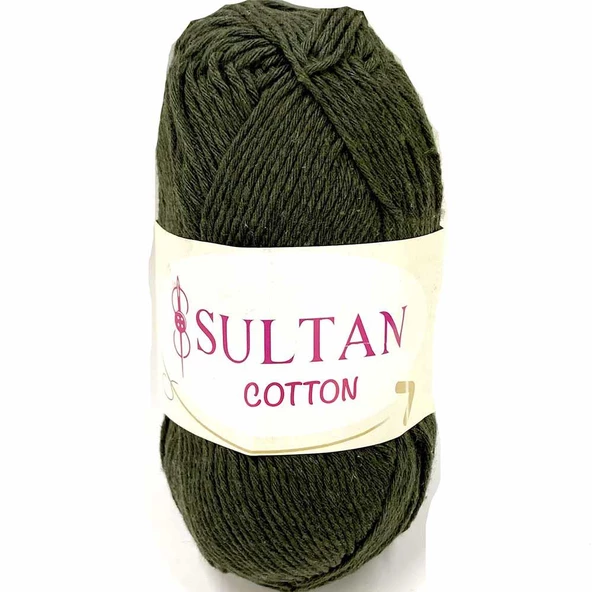 Sultan Cotton Amigurumi İpi Haki Yeşil  ( 100 Gr )
