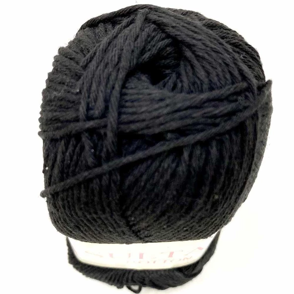 Sultan Cotton Amigurumi İpi Siyah ( 100 Gr ) - 2