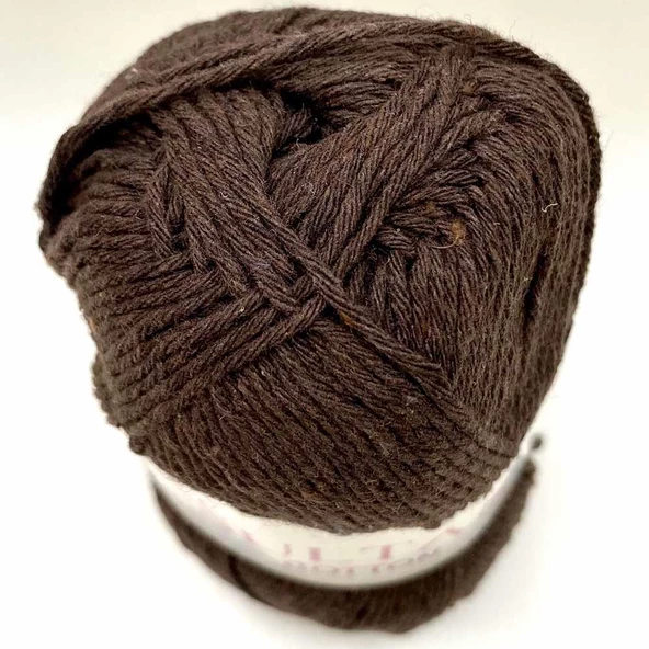 Sultan Cotton Amigurumi İpi Koyu Kahve ( 100 Gr ) - 2