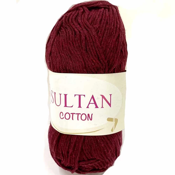 Sultan Cotton Amigurumi İpi Bordo ( 100 Gr )