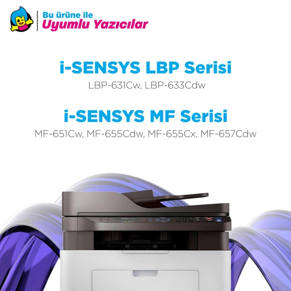 Canon i-Sensys MF-655Cdw Muadil Toner - Çipli / CRG-067 Muadil Toner - 3