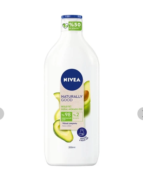 Nivea Naturally Good Besleyici Avokado Özlü Vücut Losyonu 350 ml