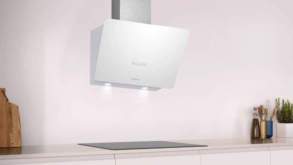 Profilo DVK6J629 Beyaz Cam Yüzey Duvar Tipi Davlumbaz - 2