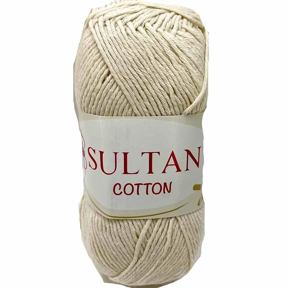 Sultan Cotton Amigurumi İpi Ekru ( 100 Gr ) Krem