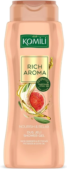 Komili Rich Aroma Nourish&Relax Kalıcı Parfüm Etkili Duş Jeli 500 ml