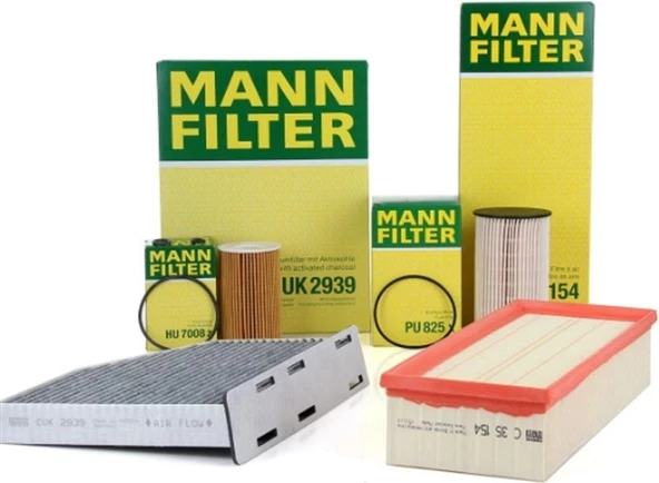 Mann Skoda Octavia 1.6 Tdı (Cay) Filtre Seti Mann Marka 1K0129620D-03L115466-1K1819653-3C0127177