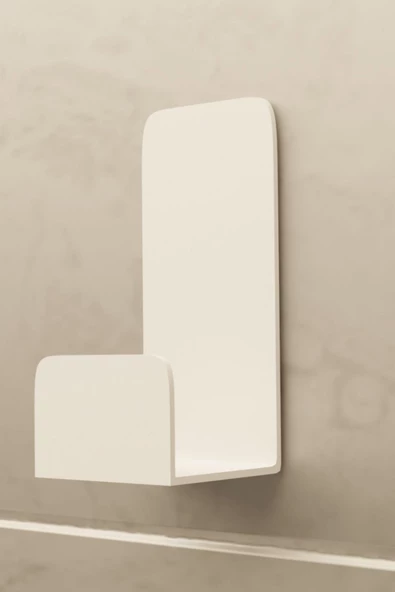 Risingmaber Yapışkanlı Beyaz Askılık Kapı Arkası Bornoz Askılığı Yapışkanlı Mutfak Banyo Askılığı Havlu, Elbise Askılığı 5'li set 3M Yapışkanlı Tasarım MT78B - 5