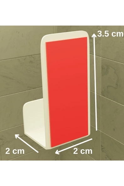 Risingmaber Yapışkanlı Beyaz Askılık Kapı Arkası Bornoz Askılığı Yapışkanlı Mutfak Banyo Askılığı Havlu, Elbise Askılığı 5'li set 3M Yapışkanlı Tasarım MT78B - 7