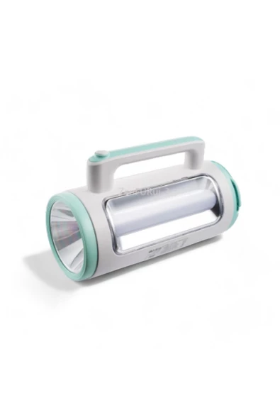 ultra güçlü telefon şarj özellikli hem el feneri hem ışıldak uzun mesafeli fener - 5