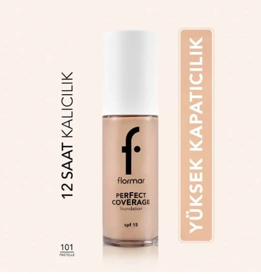 Flormar Perfect Coverage Foundation Fondöten 101 Pastelle