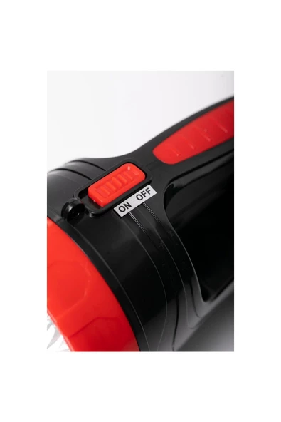 Uzun Mesafeli 15 Ledli Şarjlı El Feneri GK7775 - Kamp, Avcı, Balıkçı Feneri, Çadır Lambası - 3