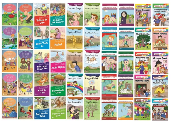 Ata 1.Sınıf Hikaye Seti (50 Kitap)