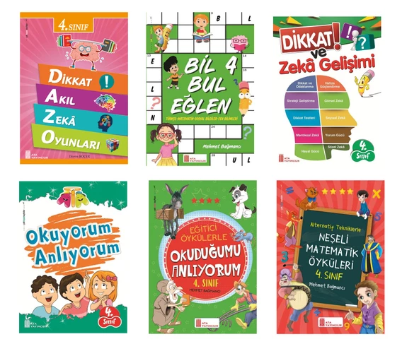 Ata Yayıncılık 4.Sınıf Set (6 Kitap)