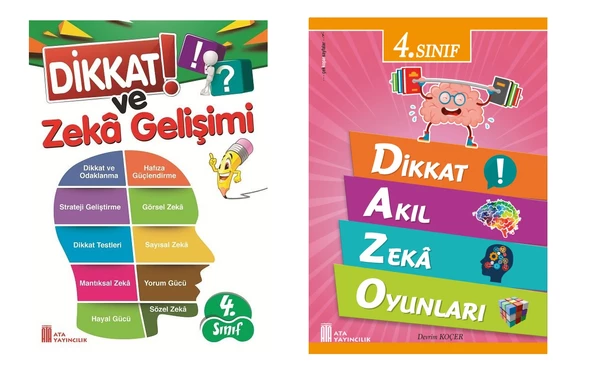 Ata 4.Sınıf Dikkat ve Zeka Gelişimi+ Dikkat Akıl ve Zeka Oyunları