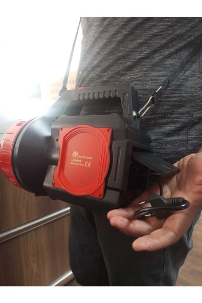 ultra güçlü uzun mesafeli led li projektör el feneri 10w - 5