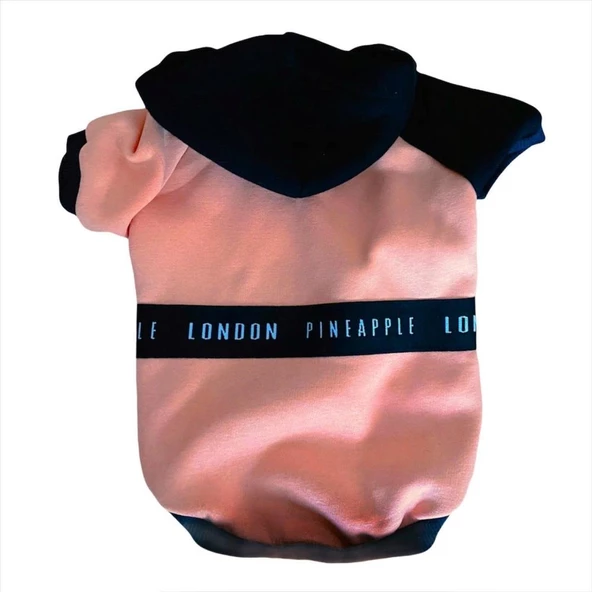 London Pineapple Kapsonlu Sweatshirt Kedi Süeteri Kedi Kıyafeti - 2