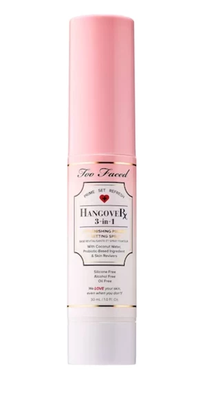 TOO FACED Hangover 3-in-1 Spray - Seyehat Boyu Makyaj Sabitleyici Sprey