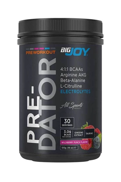 Bigjoy Sports Bigjoy Pre-workout Predator 510 gr - Orman Meyveleri-preworkout - 2