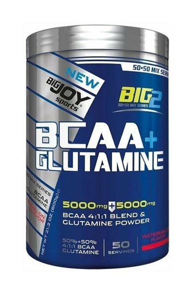 Bigjoy Sports Bigjoy Big2 Bcaa Glutamine 600 gr Karpuzlu 2 Ürün Bir Arada