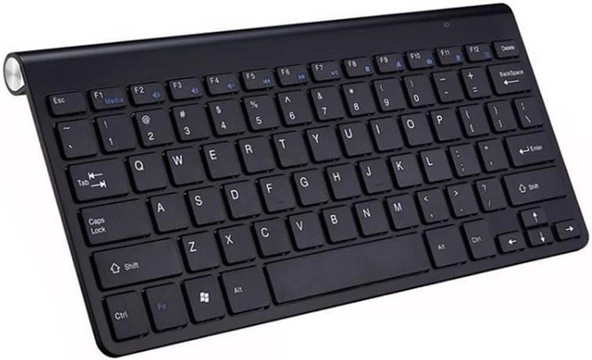 Lenovo Yoga Tab 11 ZA8W0004TR 11" Uyumlu Kablosuz Wireless Pilli Türkçe Q Klavye - Siyah