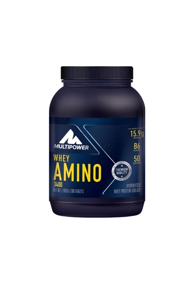 Multipower Whey Amino 3400 - 300 Tablet Shaker