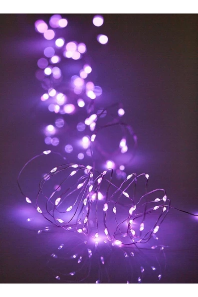 DDPEST 3 Metre Mor AA Kalem Pilli Dekoratif Peri Led ( pil fiyata dahil değildir) - 2